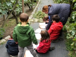 Les enfants et la vigne